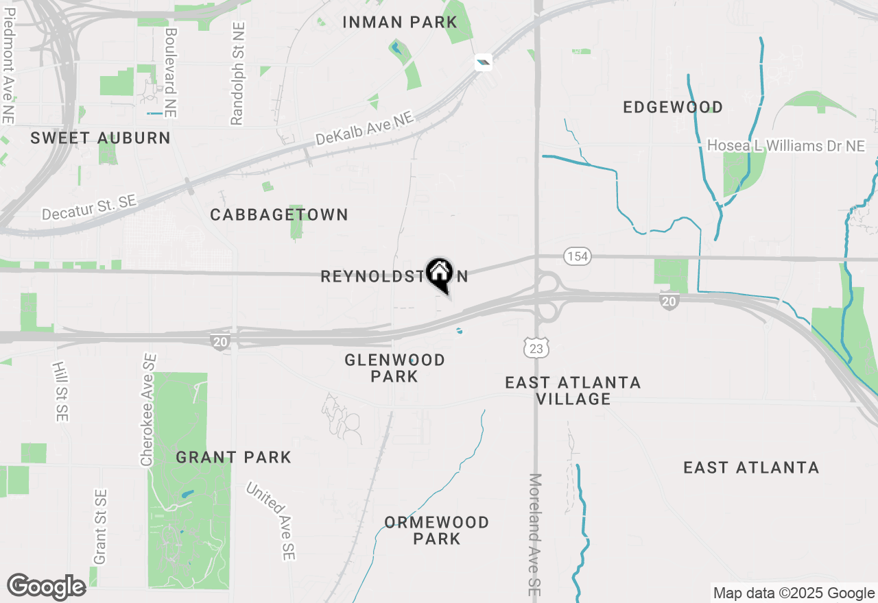 Map of 332 Gibson Street Se, Atlanta, GA 30316