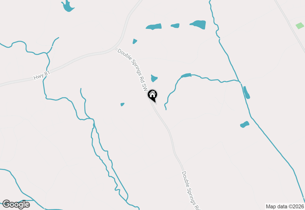 Map of 1040 Double Springs Road Sw, Monroe, GA 30656