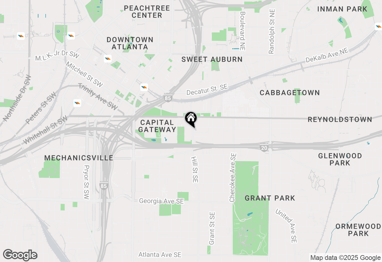 Map of 351 Hill Street Se #3, Atlanta, GA 30312