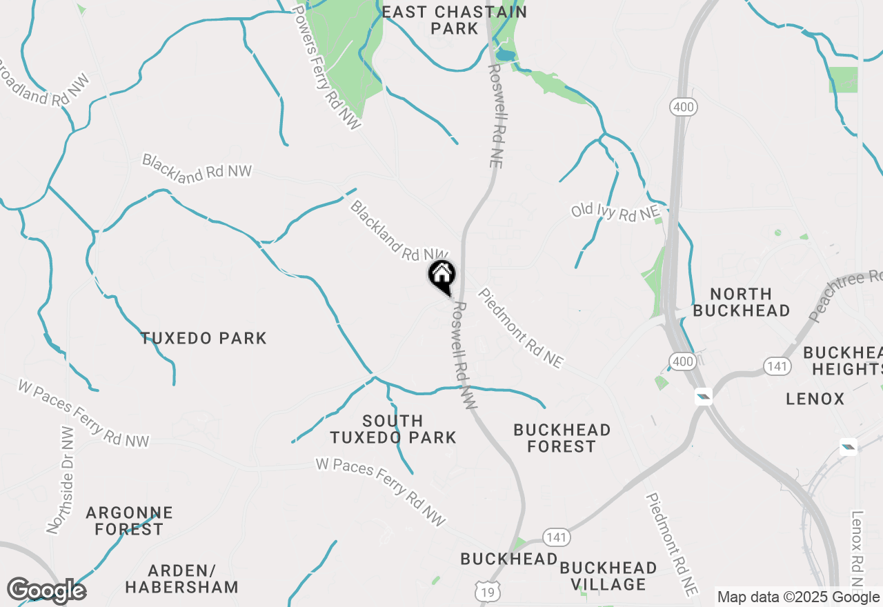 Map of 3611 Habersham Road Nw, Atlanta, GA 30305