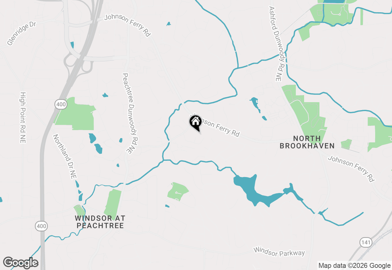 Map of 3510 Browning Lane, Brookhaven, GA 30319