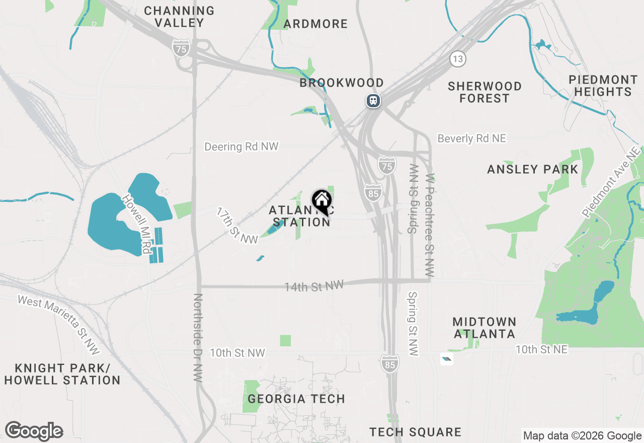 Map of 270 17th Streets Nw #3604, Atlanta, GA 30363