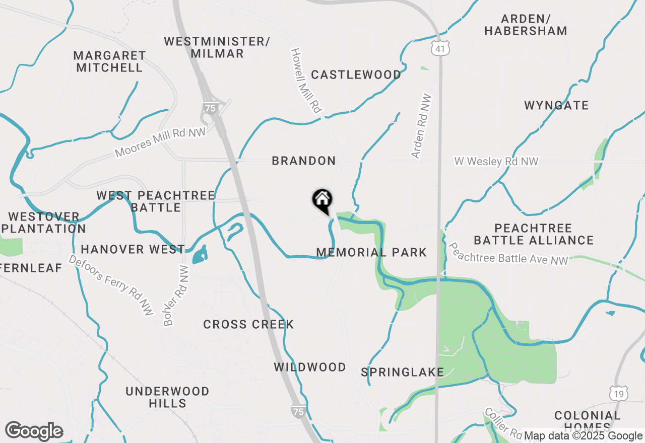 Map of 924 Peachtree Battle Avenue, Atlanta, GA 30327