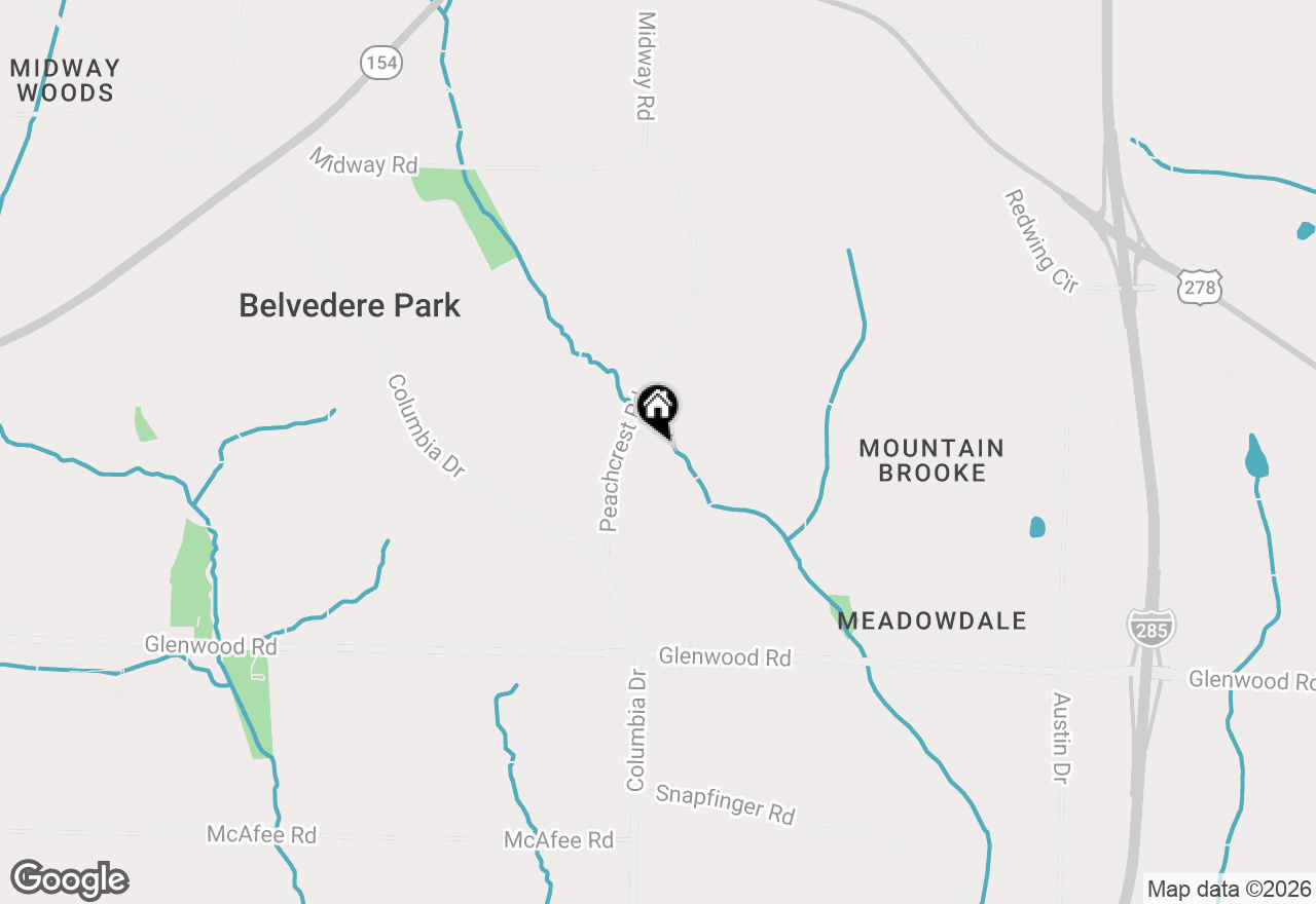Map of 3394 Wild Flower Cove, Decatur, GA 30032