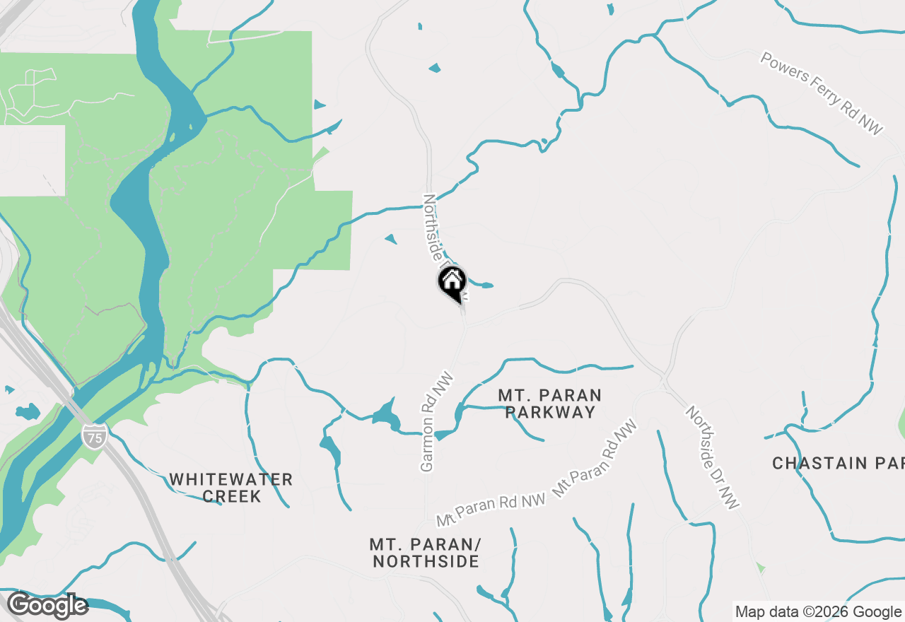 Map of 1165 W Garmon Road, Atlanta, GA 30327