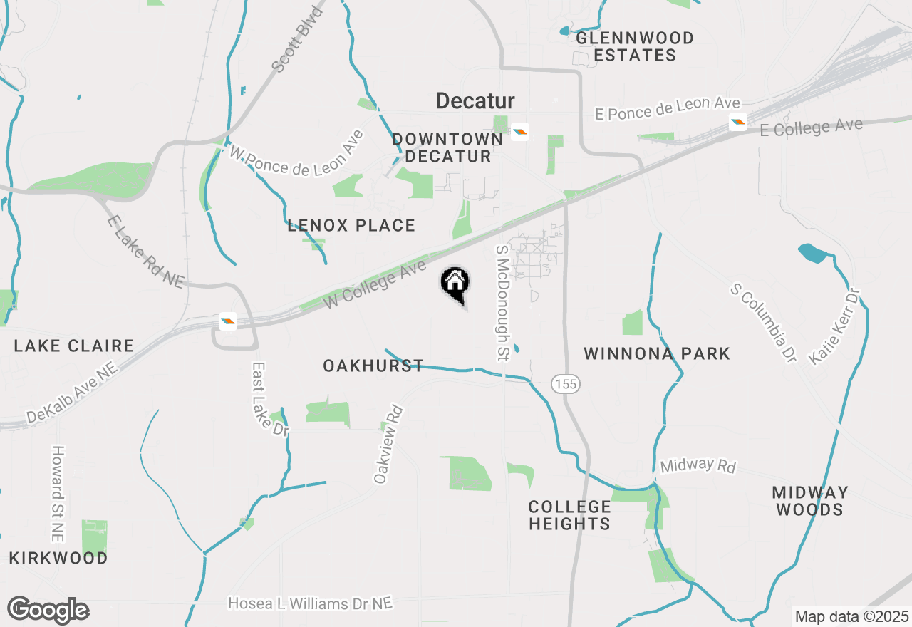 Map of 224 Kings Highway, Decatur, GA 30030