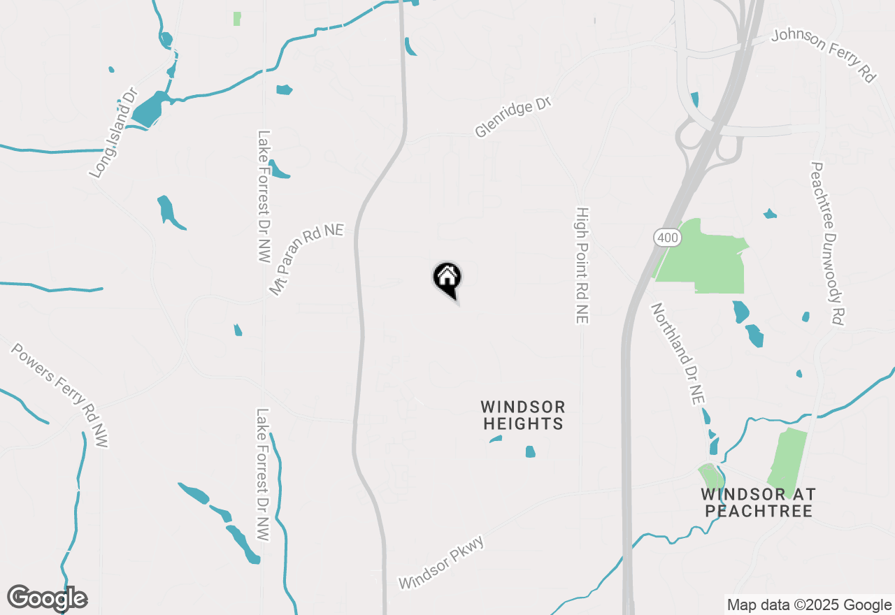 Map of 350 Forest Hills Drive, Atlanta, GA 30342