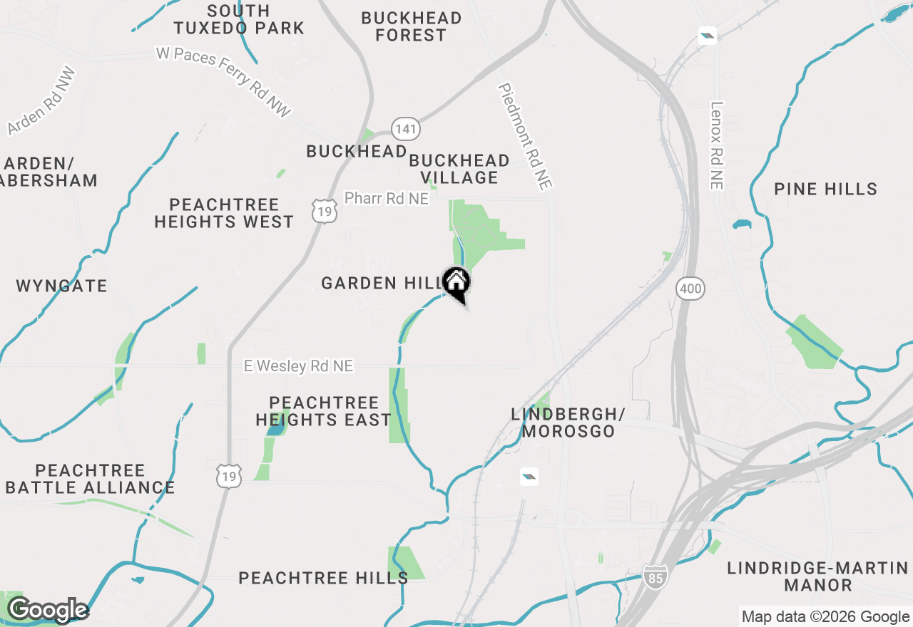 Map of 419 Brentwood Drive Ne, Atlanta, GA 30305