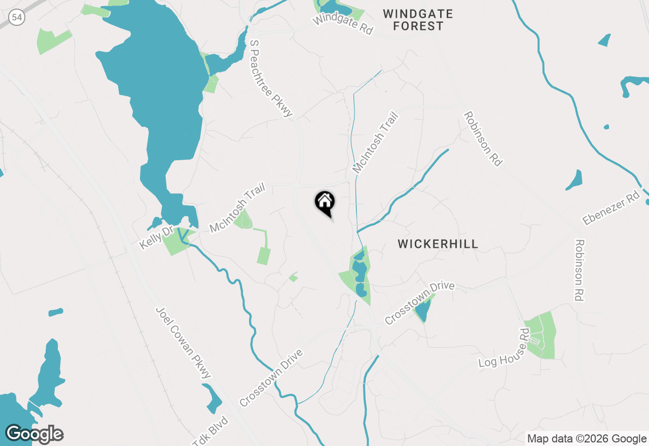 Map of 1115 Ridgefield Drive, Peachtree City, GA 30269