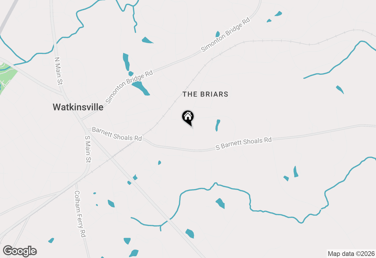 Map of 2845 Electric Avenue, Watkinsville, GA 30677