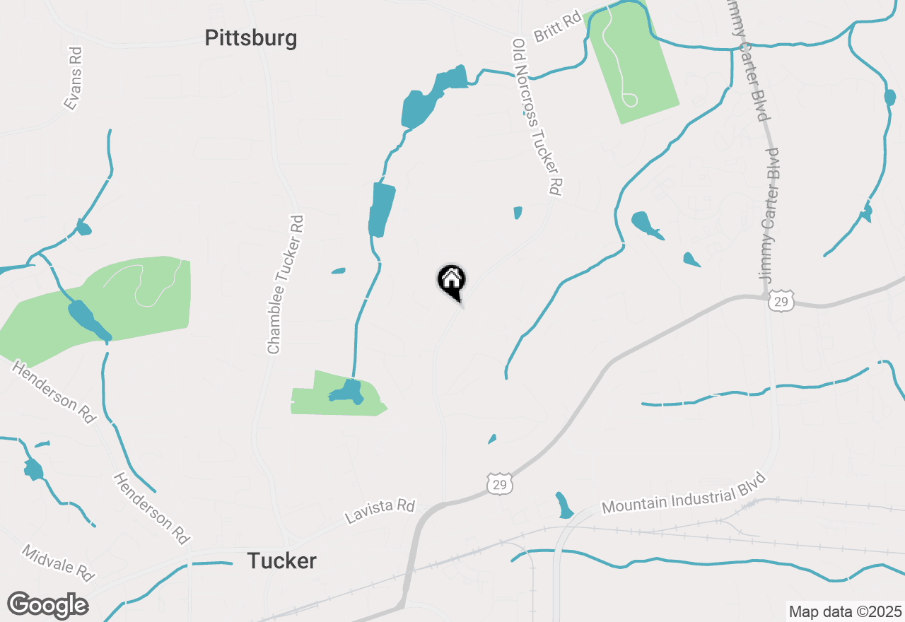 Map of 2736 Old Norcross Road, Tucker, GA 30084