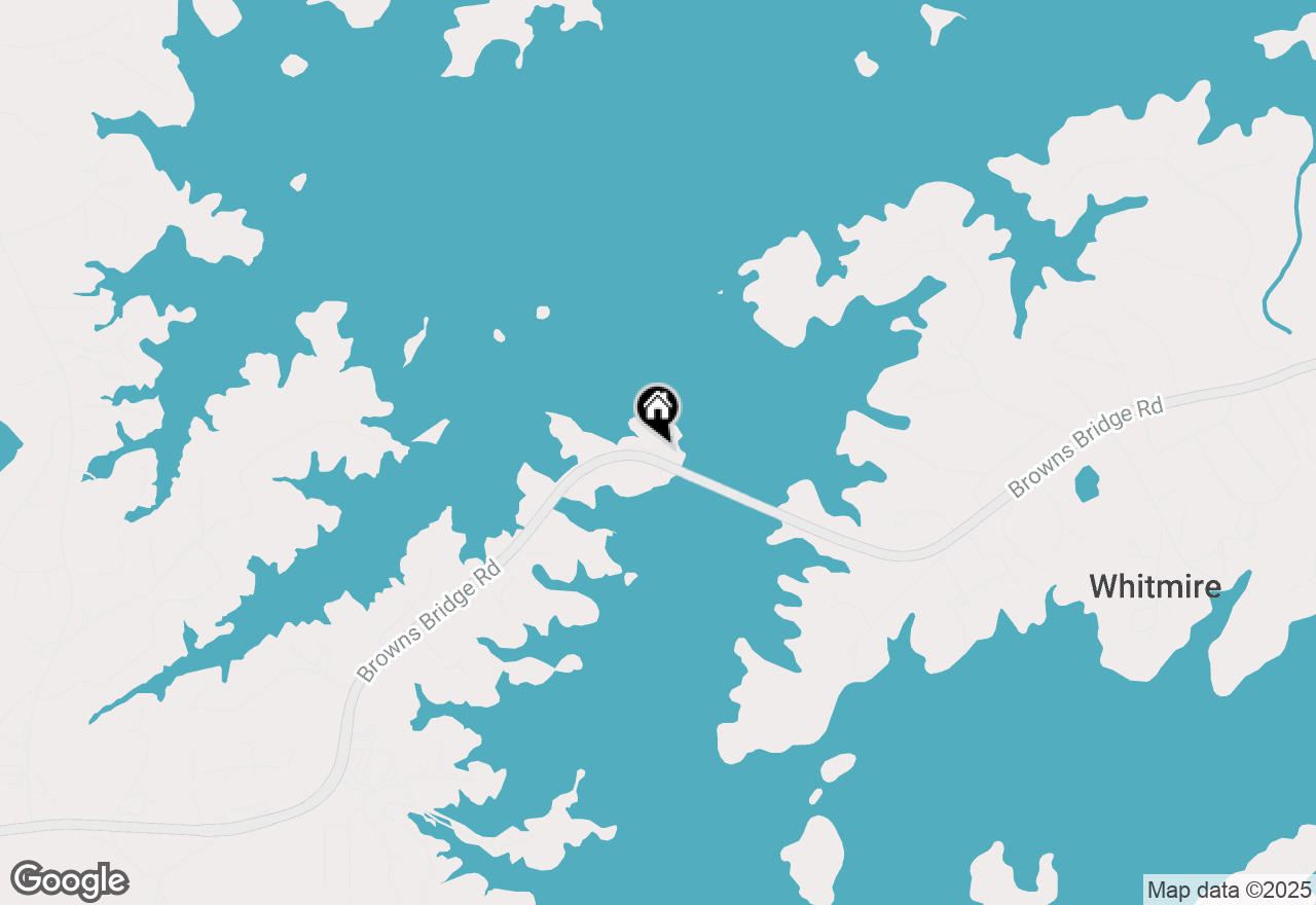 Map of 9720 Peninsula Drive, Gainesville, GA 30506