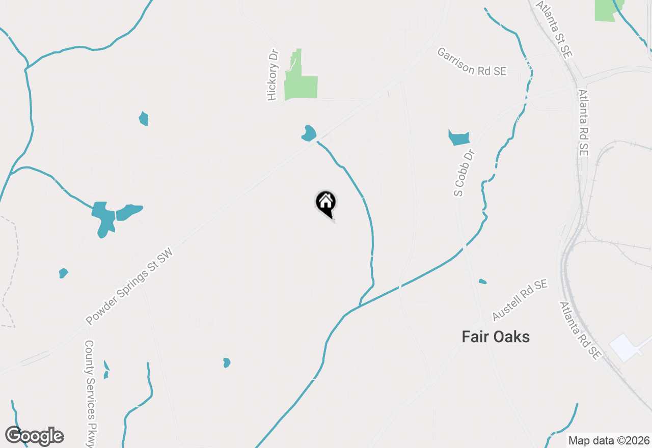 Map of 555 Picketts Bend Court, Marietta, GA 30008