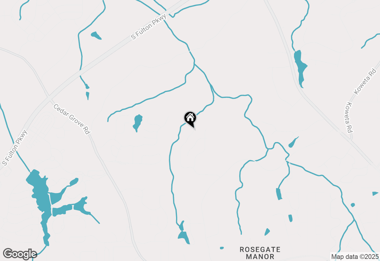 Map of 6152 Nathaniel Lane, Fairburn, GA 30349